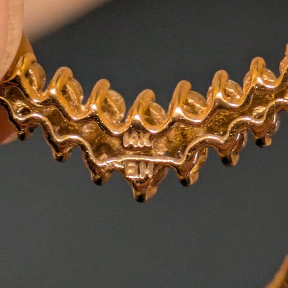 Elegant 3/4 carat Diamond Necklace - Picture 3 of 3